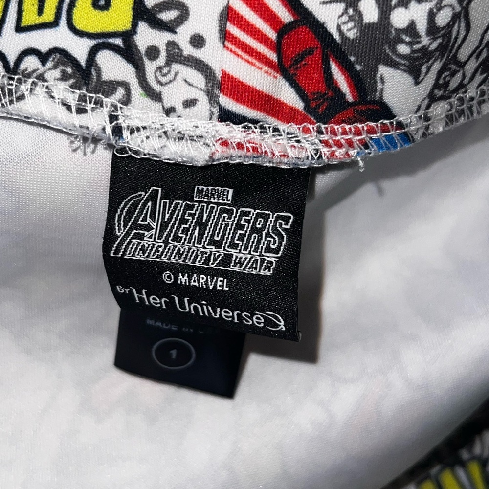 Marvel Comics Skirt with Superhero Print - Picture 3 of 4